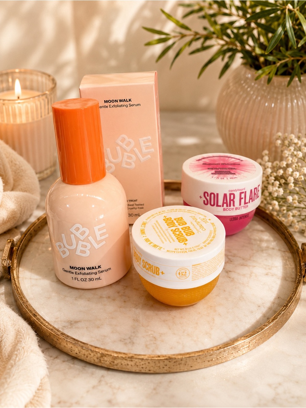 BUBBLE-Gentle Exfoliating Serum-BUM BUM BODY SCRUB-SOLAR FLARE